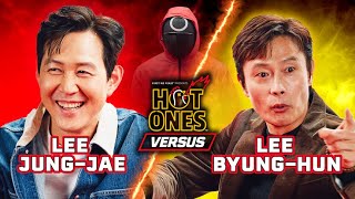 Squid Game’s Lee Jung-jae vs. Lee Byung-hun | Hot Ones Versus