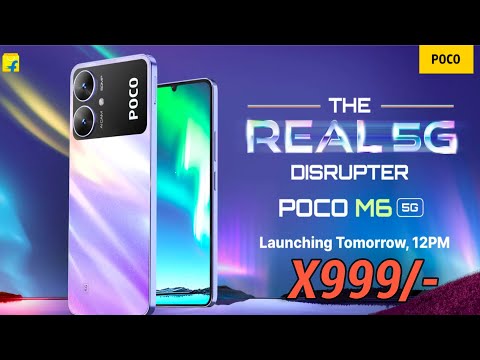 Poco M6 5G HERE Official India Launch Date, Poco M6 5G Price in India & Specification, HINDI