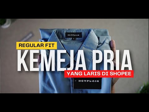 Unboxing Kemeja Pria Lengan Panjang Murah Yang Laris Di Shopee | Kemeja Heyplain