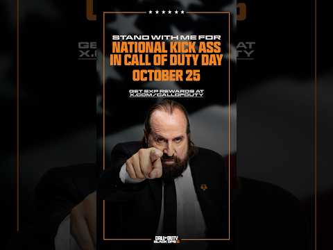 I’m your candidate now, baby! Vote for me and make October 25 #NationalKickAssInCallofDutyDay