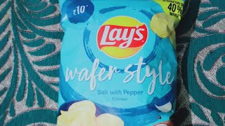 LAYS WAFER STYLE SALT AND PEPPER CHIPS (Foodie Review)