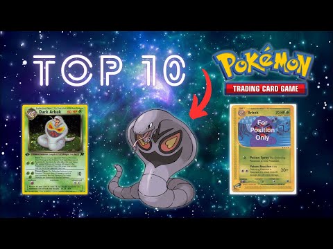 The 10 Most EXPENSIVE Arbok Pokemon Cards 🐍 #top10 #pokemon #arbok