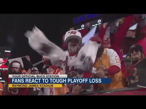 Fans react to Bucs playoff loss