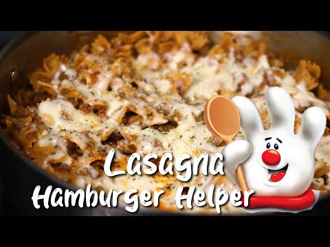 Hamburger Helper Lasagna | How to Make Hamburger Helper (30 Minute Meal)