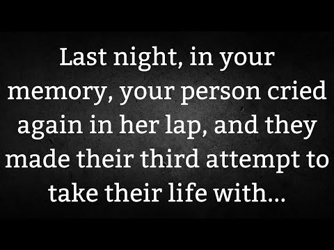 💘 DM to DF today💘Last night, in your memory, your person cried💫 twin flame universe🌈#dmtodf