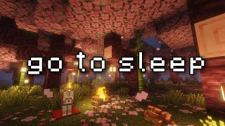 go to sleep, you look tired. (relaxing minecraft music with rain)