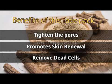 DIY Mulethi / Licorice Powder Face Pack for Anti Aging & Skin Problems | Natural Beauty tips