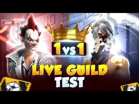 🛑LIVE GUILD TEST 1VS2 / FF LIVE | GUILD TEST LIVE / FREE FIRE LIVE |🥵😺 #gyangaming #freefirelive