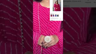 Anarkali kurti set from meesho #viralvideo #meesho