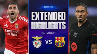 Benfica vs. Barcelona: Extended Highlights | UCL League Phase MD 7 | CBS Sports