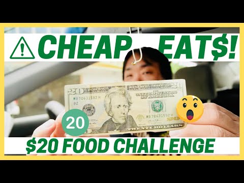 Cheap Eats $20 DOLLAR FOOD CHALLENGE Food Tour in Honolulu, Hawaii Chinatown