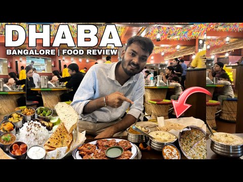 Bangalore Famous DHABA *How’s Expensive? | Food Review | Couple Family best Dhaba Restaurant