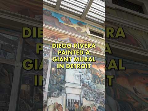 Diego Rivera Painted a Giant Mural in Detroit 🎨