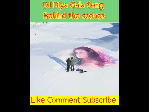 Dil Diya Gala Song behind the scenes #behindthescene #bollywood#salmankhan#tiger3#shorts#makingscene