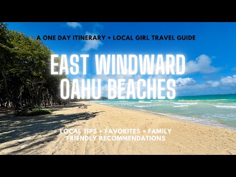 1 Day Itinerary Guide to Local + Family Favorite East Windward Oahu Beaches + Brunch At Moena Cafe