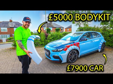 INSTALLING A WIDEBODY KIT ON MY SALVAGE HYUNDAI I30N