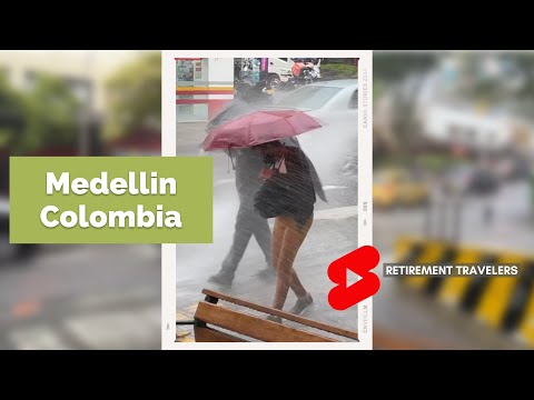 Retirement Travelers: Medellin Colombia BAD DAY Water Splash!!!  #shorts