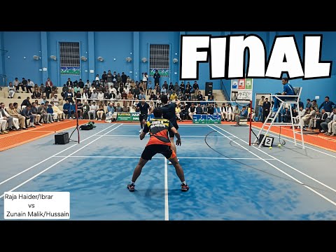 Final - Zunain malik & Husain vs Raja haider & Ibrar Thriller badminton match