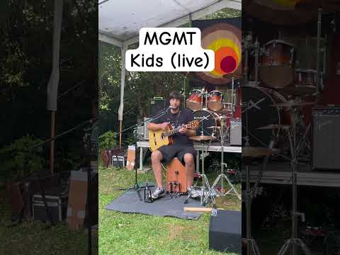 Kids by MGMT. Live cover. #acousticcover #mgmt #cajon #foryou #onemanband  #multiinstrumentalist