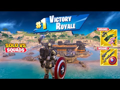 105 Kill Solo Vs Squads Wins Full Gameplay (Fortnite Season 4 Ps4 Controller)