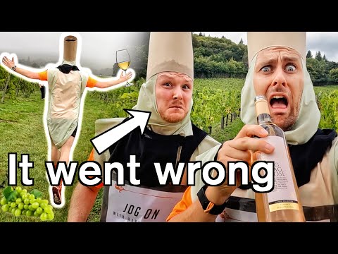 We tried a crazy Wine Half Marathon - Bacchus