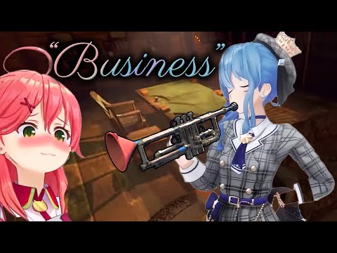 miComet Business Transaction - Hoshimachi Suisei, Sakura Miko [hololive/eng sub]