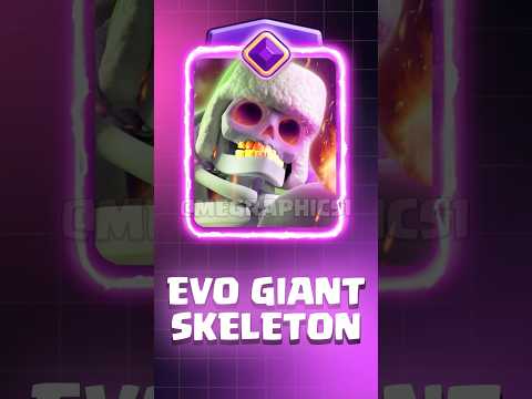 EVO Giant Skeleton💀 #clashroyale