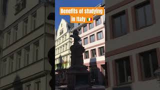 Benefit studying in Italy 🇮🇹 #studyinitaly #studyforfree #scholarships2023 #scholarshipsinitaly