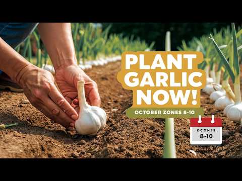 Planting Garlic in October for Zones 8, 9, and 10 | Ultimate Fall Gardening Guide