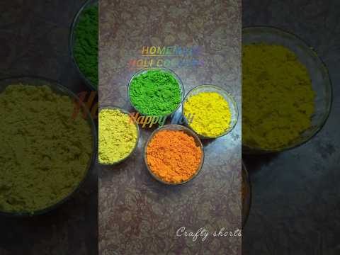 Homemade Holi Colours @youtube #shorts#organic#holicolours