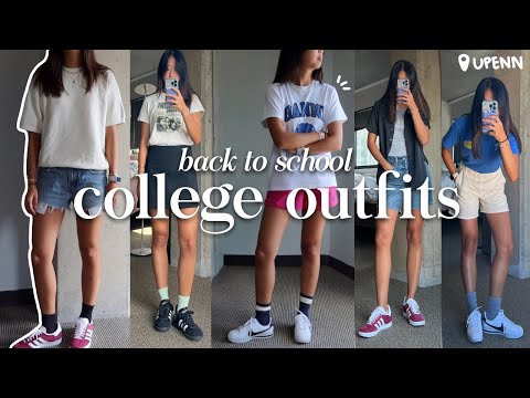 what i wear to class @upenn | back to school college outfits 👗