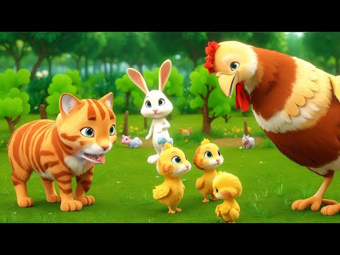 चतुर मुर्गी और चालाक बिल्ली - Clever Hen & Cunning Cat Story in Hindi | Animated Hindi Moral Stories