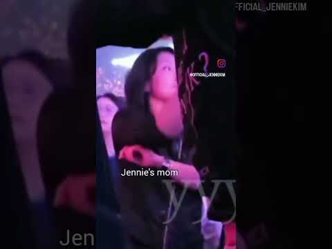 jennie s mom supported jennie #music