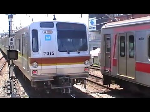 東急5050系4107F特急小手指行き&東京メトロ7000系7115F急行元町・中華街行き 東横線自由が丘駅にて