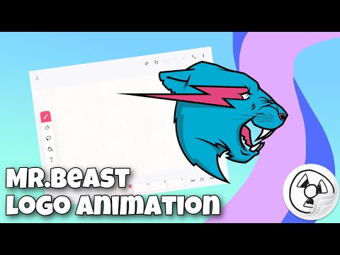 FlipaClip - Mr.Beast Logo Animation Process😱