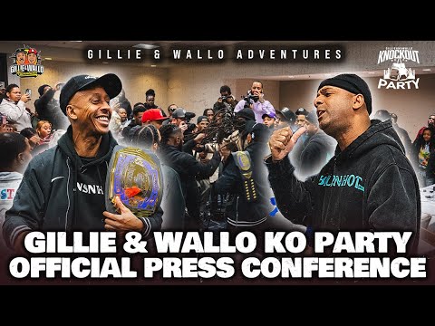 GILLIE & WALLO KO PARTY 2024 | The Funniest Press Conference of the Year!