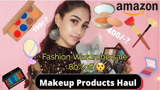 Amazon Wardrobe sale 80%off 😮||ഞാനും വാങ്ങി കുറച്ച് Makeup Items ||Malayali Makeover