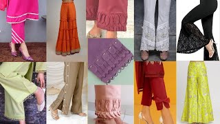 100+Trendy & Beautiful Plazo/Pant Design Ideas/ 2025 Pant Design New