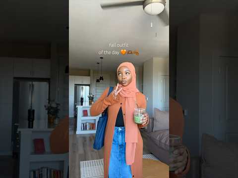 outfit of the day 🧡🍵🍂 #hijabfashion #hijabstyle #ootd #falloutfits