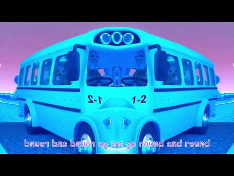 Wheels on the bus go round and round cool after effects | most viewed on youtube episode 6 cocomelon