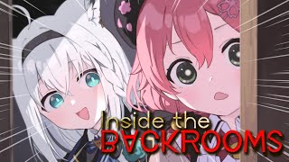 【 Inside the Backrooms 】フブさんと一緒にまた Backroomsに来てしまった･･にぇ･･！！？？？【ホロライブ/さくらみこ】