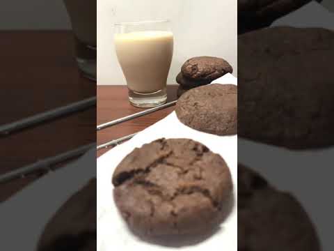 Hot Chocolate Cookies | Eggless Chocolate Cookies | Hot Cocoa Cookies | #shorts #chocolatecookies