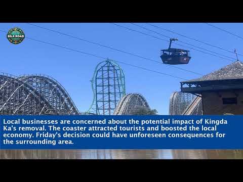 🎢 Kingda Ka Tower Set for Demolition Friday at Six Flags! 💥🚧