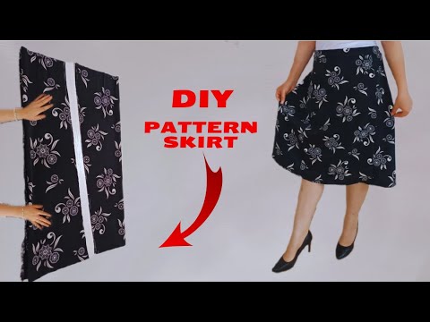 Very Easy Skirt Cutting and Sewing Suitable for All Sizes |for beginners