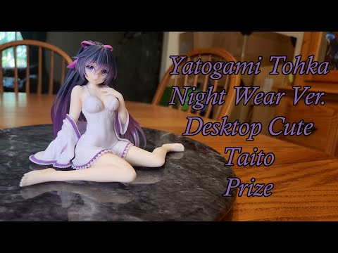 Yatogami Tohka Desktop Cute Nightwear Version Figure Unboxing