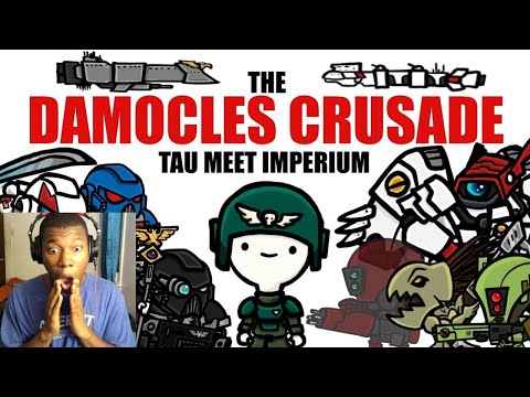 DAMOCLES CRUSADE: First Imperial and Tau War| Warhammer 40k Lore REACTION