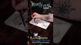 #2434 The Many Faces 2024 Collection: Ink Painting Process Timelapse with Ray Taylor