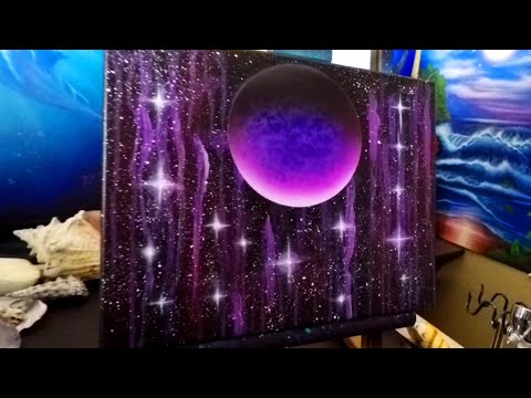 acrylic painting where all things meet galaxy art