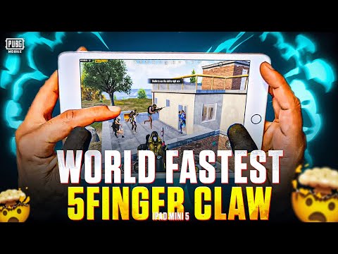 World Fastest 5Finger Claw + Always Gyro | Ipad mini 5 Pubgmobile