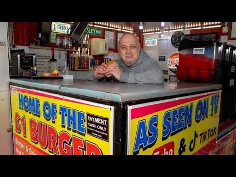 We visit the world famous Blackpool £1 Burger & Amusements Arcade